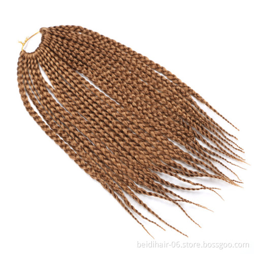 14inch box braids 22 strands/pack crochet synthetic hair extension wholesale